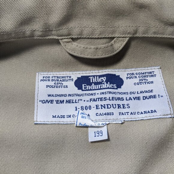 Tilley Endurables Jacket Mens Safari Outdoor Travel Expedition Pockets SEE MEAS. - Picture 4 of 14